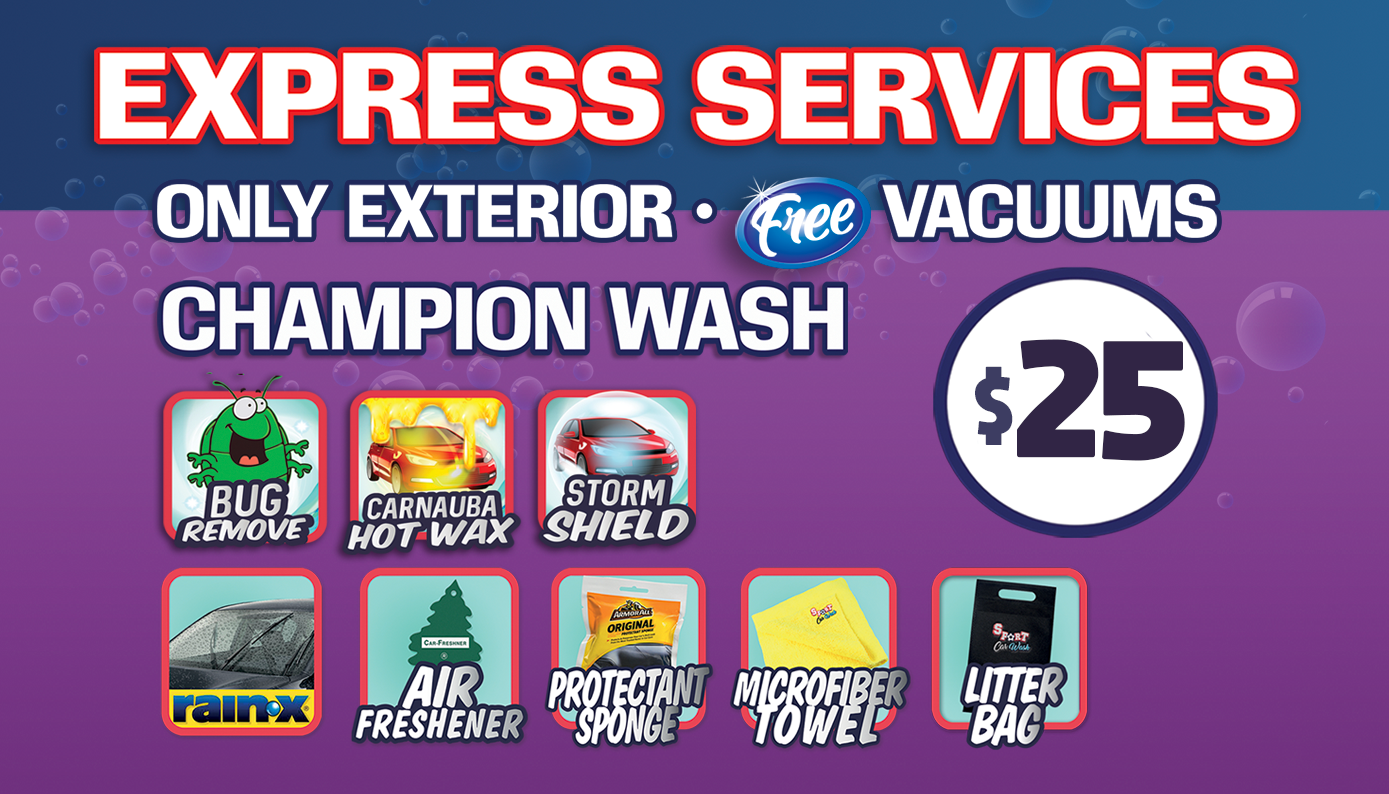 Sport Car wash Champion Wash Express Nuevo
